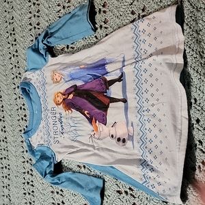 4t long sleeve sleep shirt FROZEN